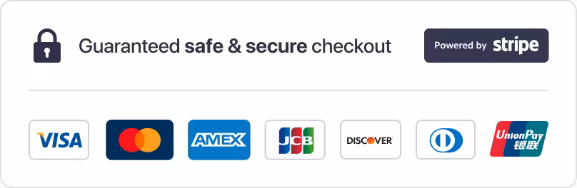 Accepted payment methods